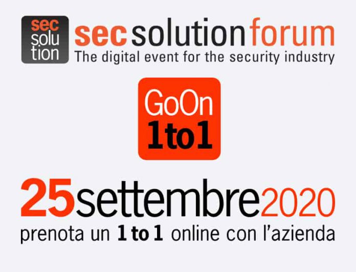 secsolutionforum Go On 25 settembre