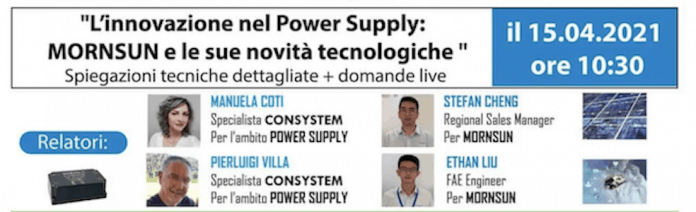 webinar Consystem Mornsun Power Supply